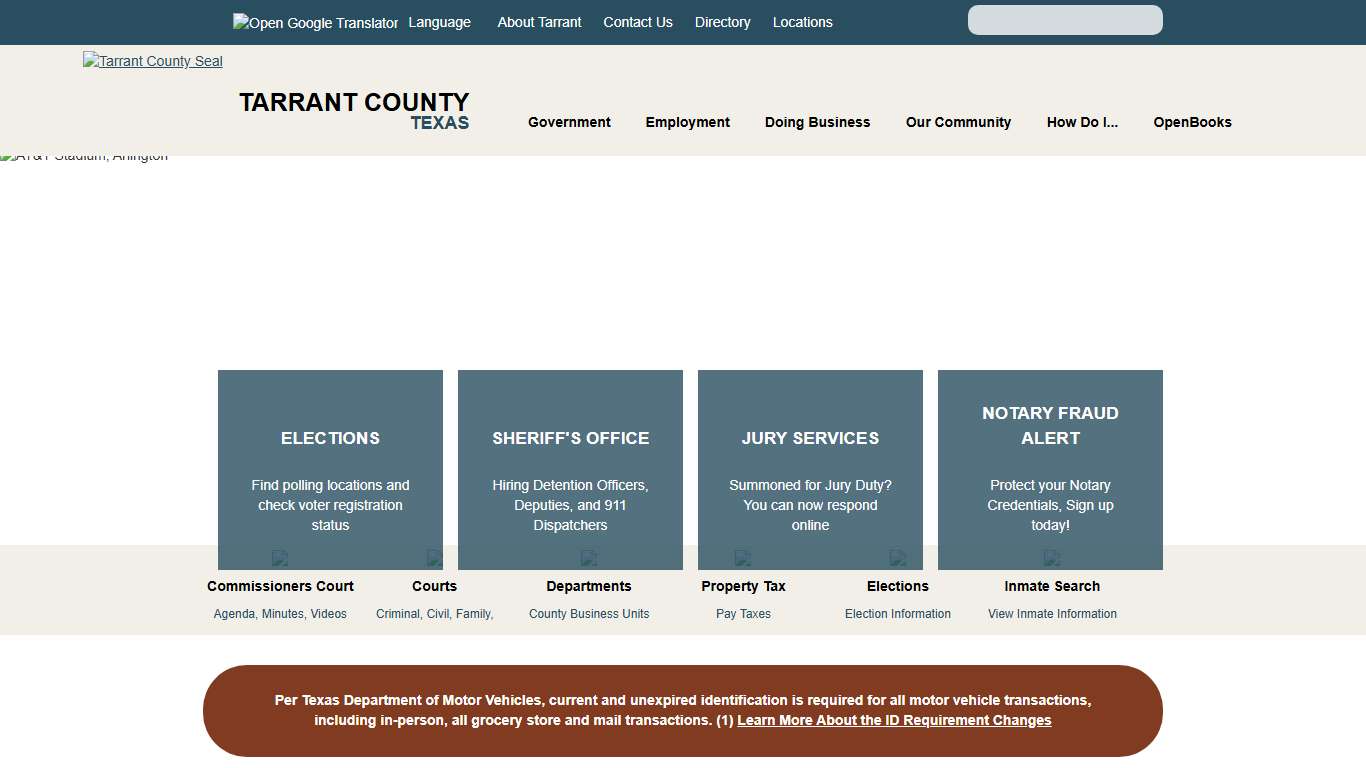 Tarrant County - Home